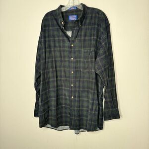 Pendleton plaid corduroy shirt size XL